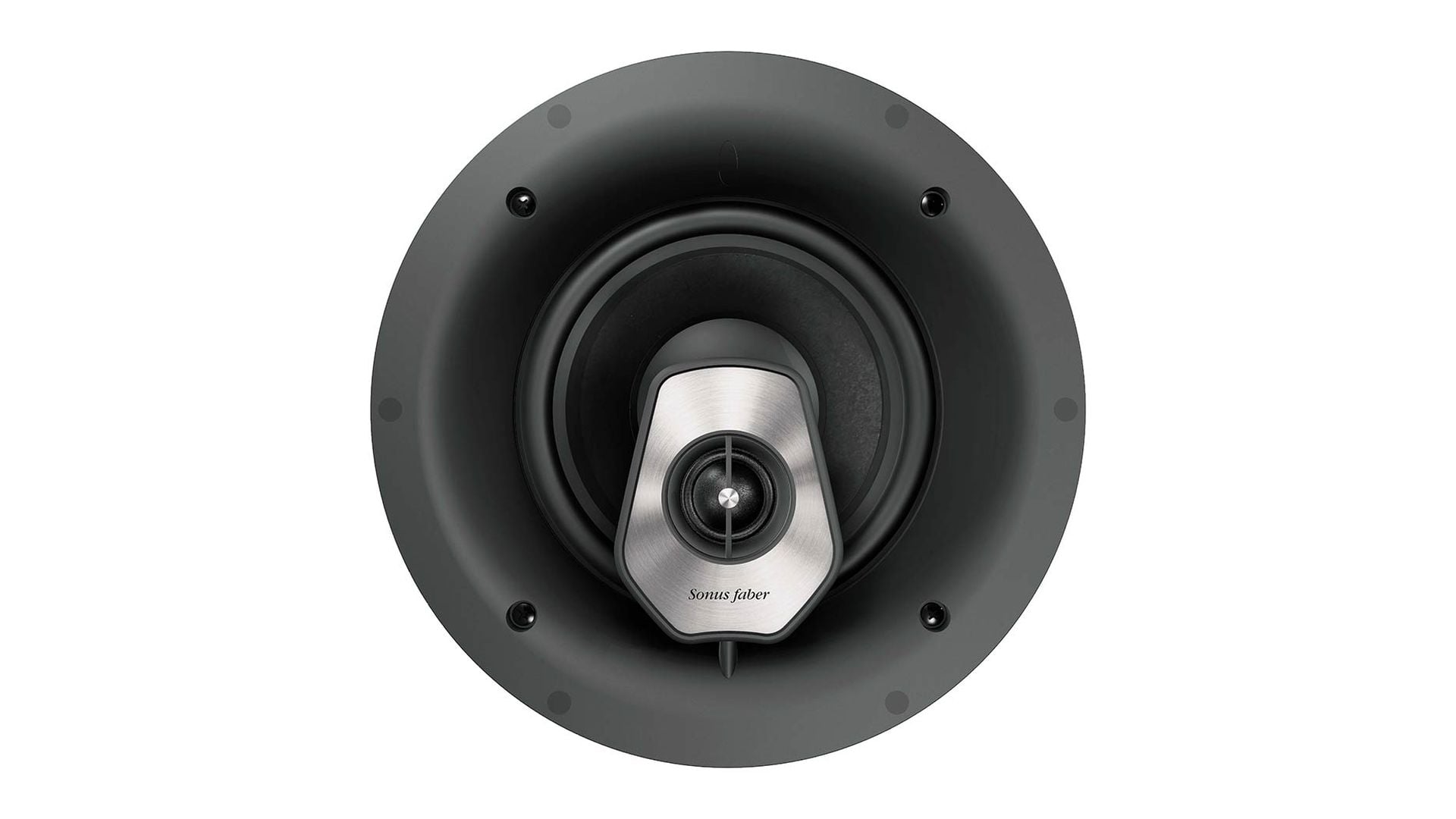 Detailed perspective highlighting the intricate details of Sonus faber Palladio Collection's PC-582 2-way point in-ceiling system.